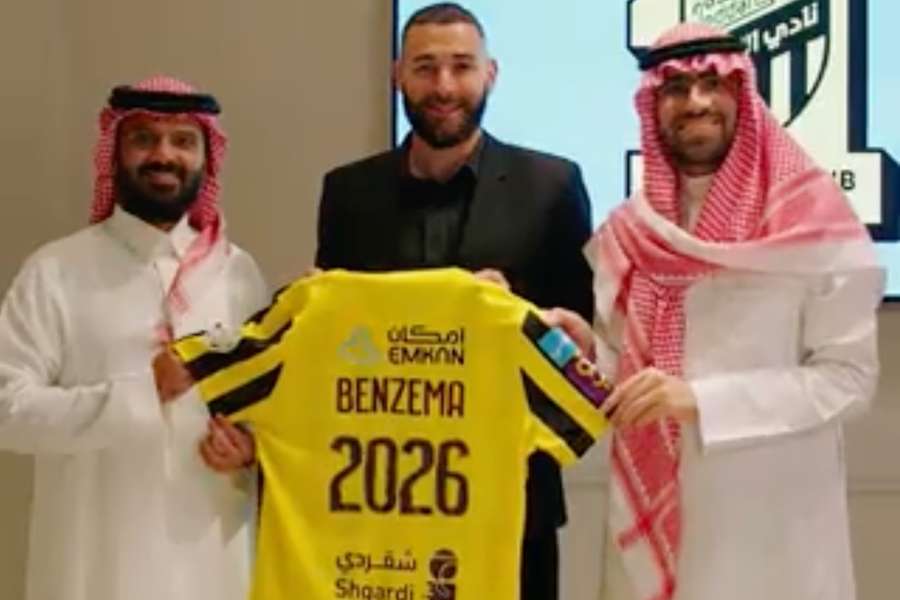 Benzema a fost prezentat de Al-Ittihad