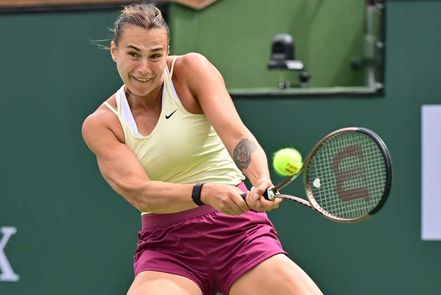 In comments at Indian Wells Sabalenka had said she had been in a dispute with Ukrainian Lesia Tsurenko's coach Nikita Vlasov