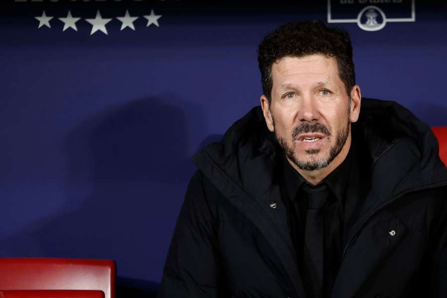 Diego Pablo Simeone, treinador do Atlético de Madrid