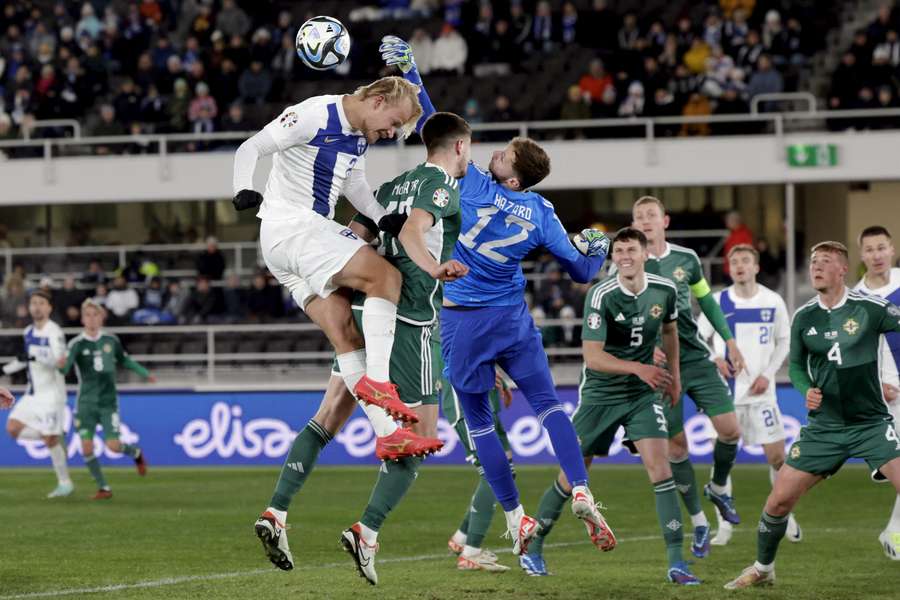 Northern Ireland resoundingly beaten by Finland in Euro qualifier