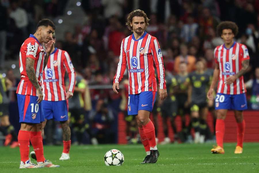 Atlético Madrid desilude na Liga dos Campeões