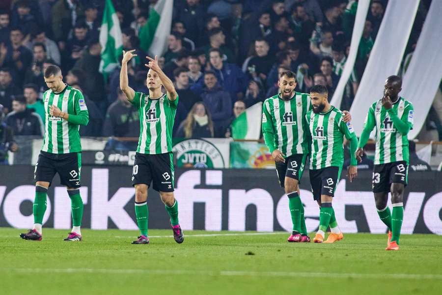 Real Betis moved up to fifth in the table with the win over Almeria