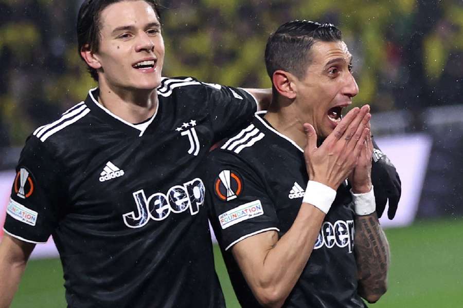Ángel Di María schiet Juventus met drie doelpunten langs Nantes en naar volgende ronde