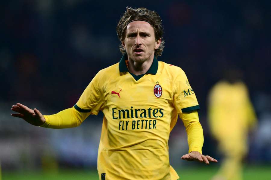 Modrić, o precizie de 90% la pase reușite cu AC Milan