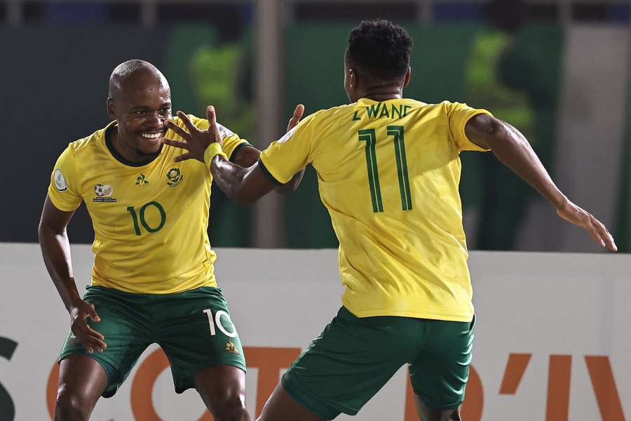 Bafana Bafana defeated Namibia 4-0 in their second pool match at the 2023 edition with both Percy Tau and Themba Zwane on the scoresheet