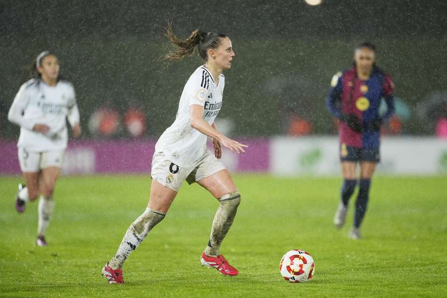 Sandie Toletti, durante un reciente Real Madrid-Barça