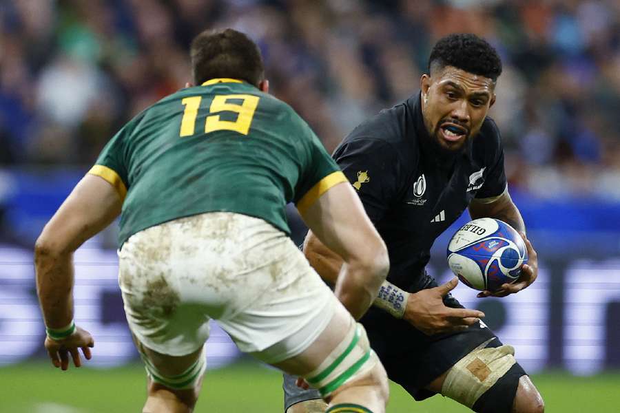 New Zealand's Ardie Savea in action during Saturday's World Cup final