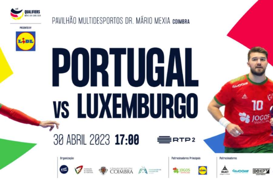 Portugal fecha a qualificação em Coimbra, no dia 30