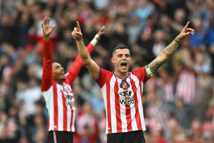 Sunderland captain Granit Xhaka moved to the north east in the summer