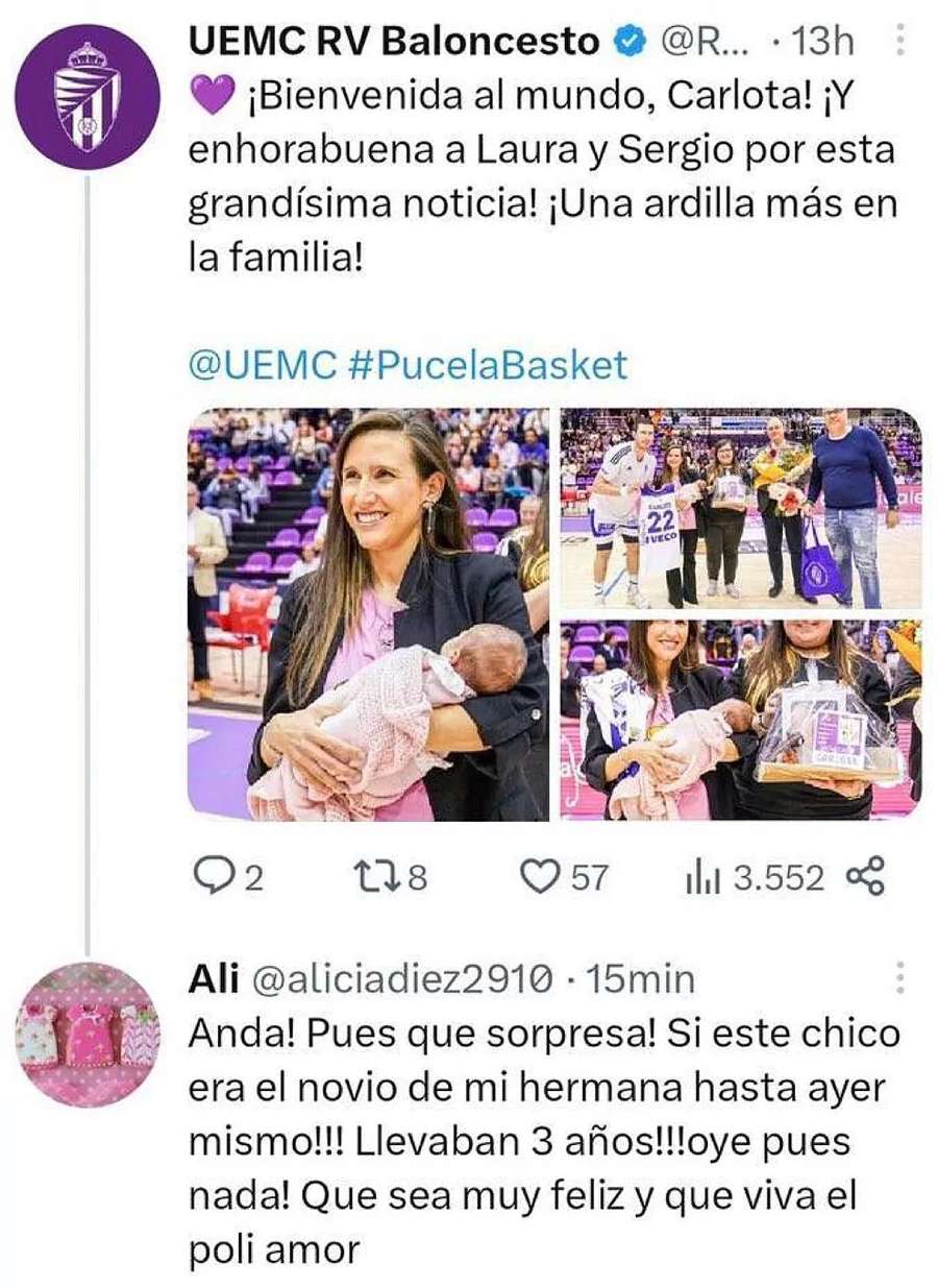 A publicação do Valladolid e a resposta de Alicia