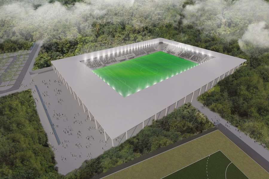 A maquete do Estádio Municipal de Espinho