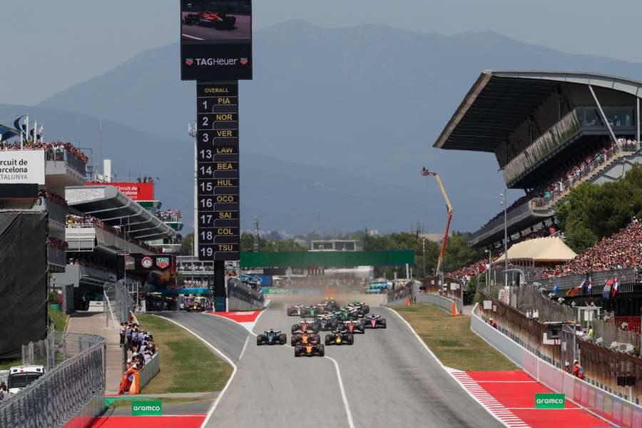 Le Grand Prix d'Espagne en 2025.