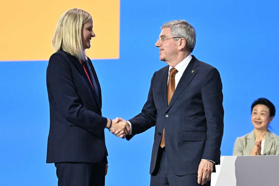 Kirsty Coventry i Thomas Bach