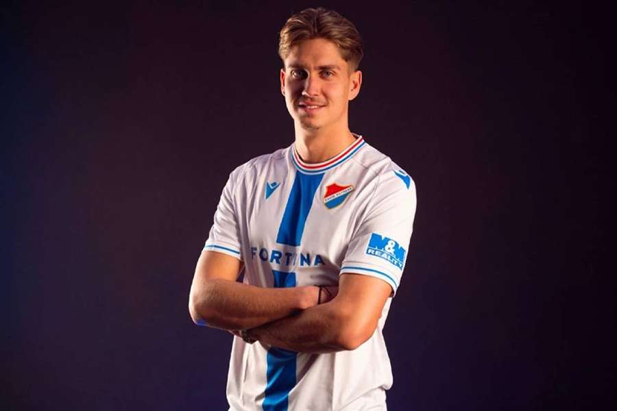 Tomáš Zlatohlávek už v dresu Baníku Ostrava.