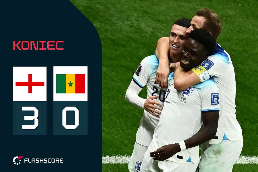 Anglia pokonuje Senegal. Francja już czeka