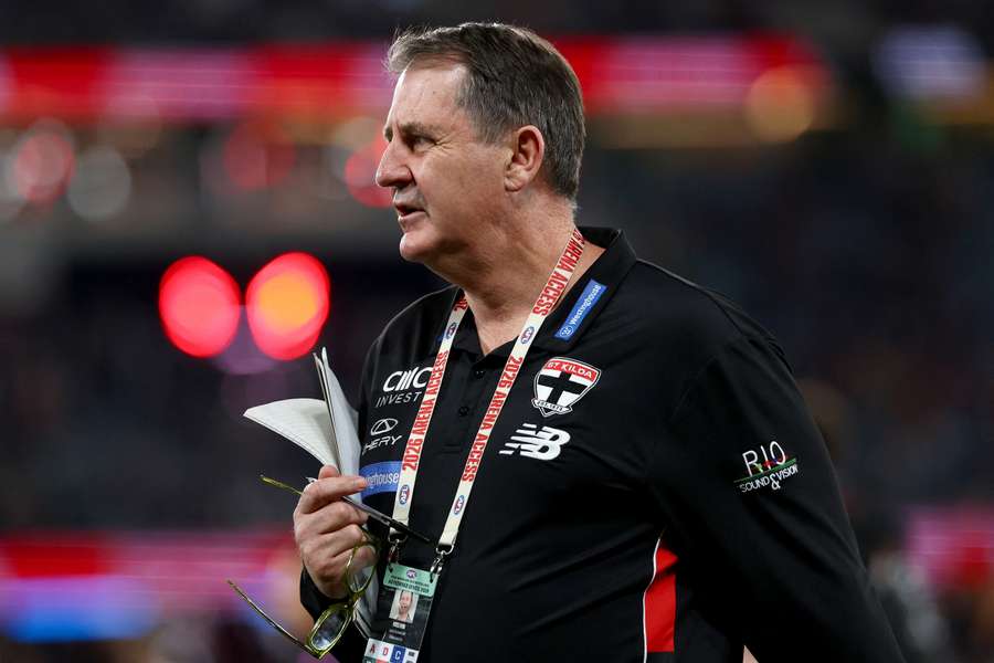 St Kilda head coach Ross Lyon against Port Adelaide last week.
