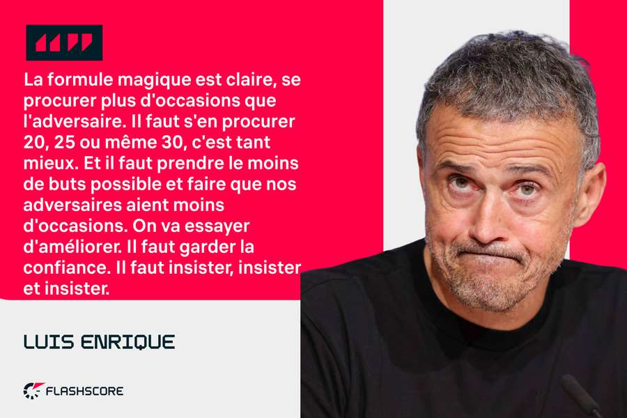 Ça tombe sous le sens pour Luis Enrique