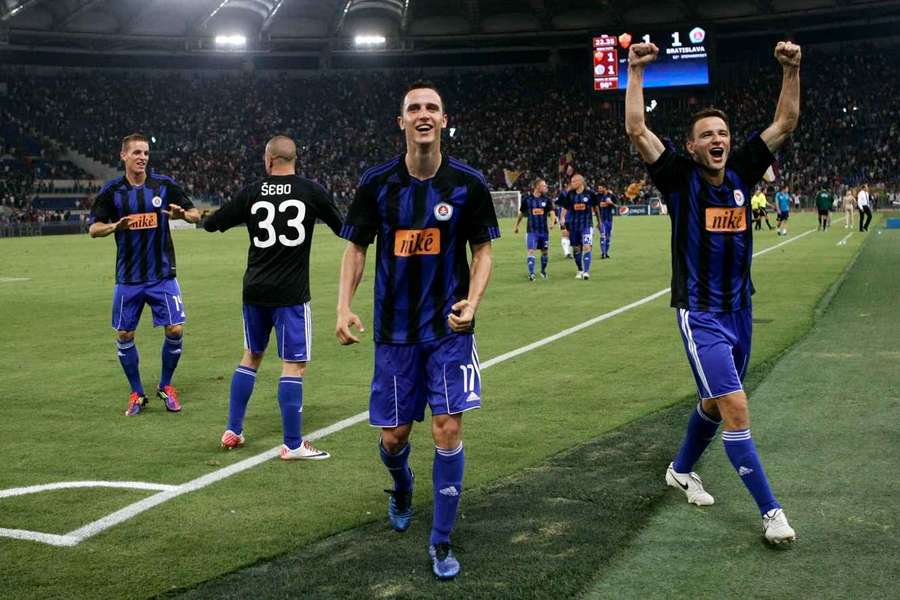 Slovan si v Lige majstrov zmeria sily s Rímom.