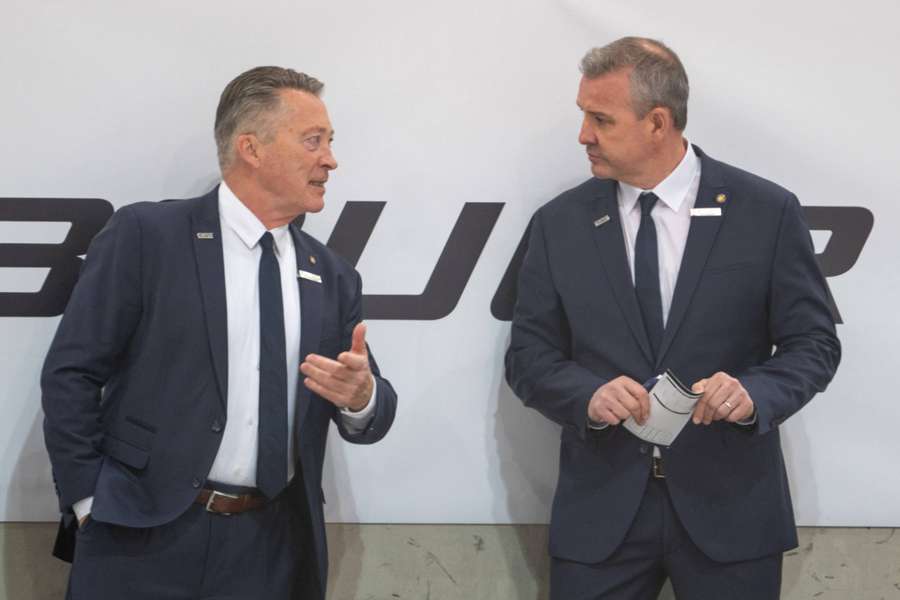 Kreis (l.) und Aubin (r.) arbeiten auch bei der Eishockey-WM 2025 zusammen