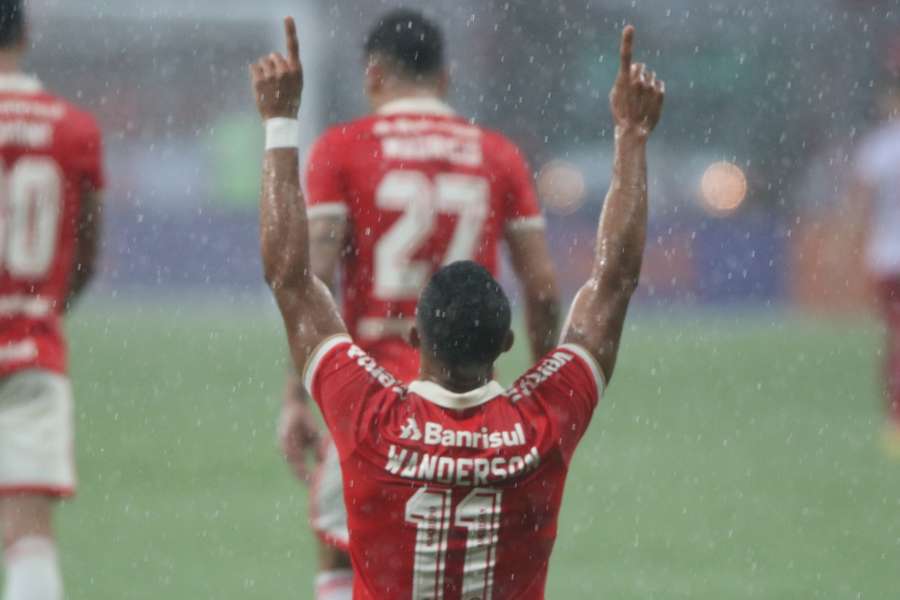 Wanderson teve boa atuação, neste sábado, no Beira Rio