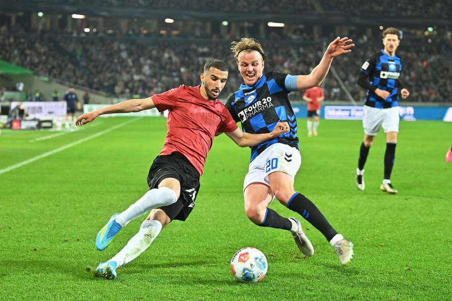 Waniss Taibi (l.) und Felix Götze geben alles