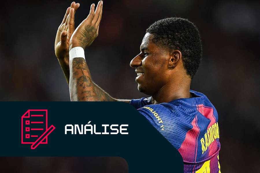 Marcus Rashford, extremo inglês do Barcelona Marcus Rashford, extremo inglês do Barcelona