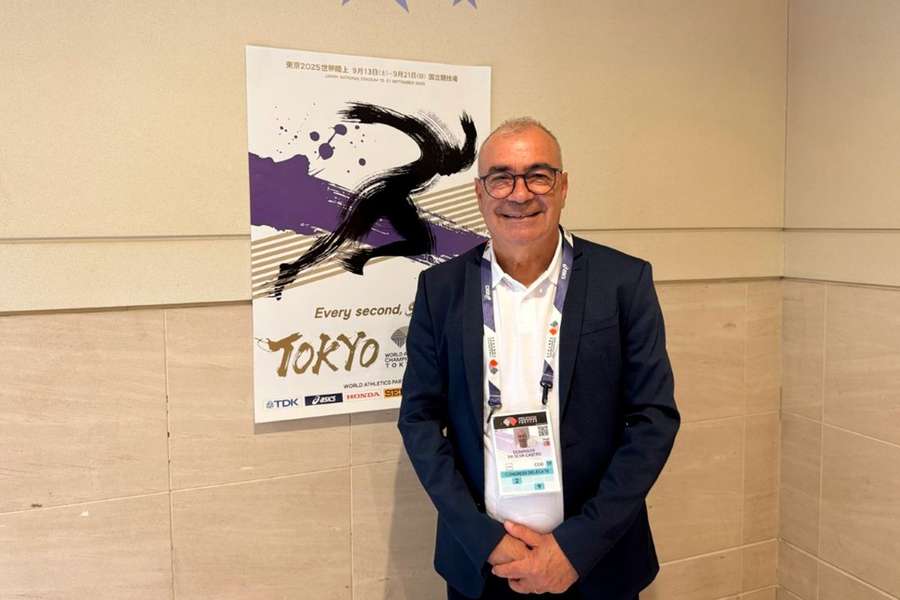 Domingos Castro, presidente da Federação de Atletismo