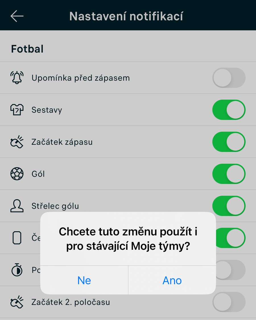 Notifikace na míru. Notifikace na míru.