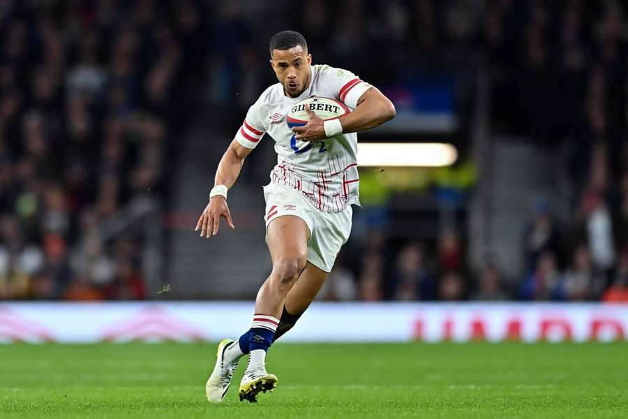 Watson in action for England against Scotland