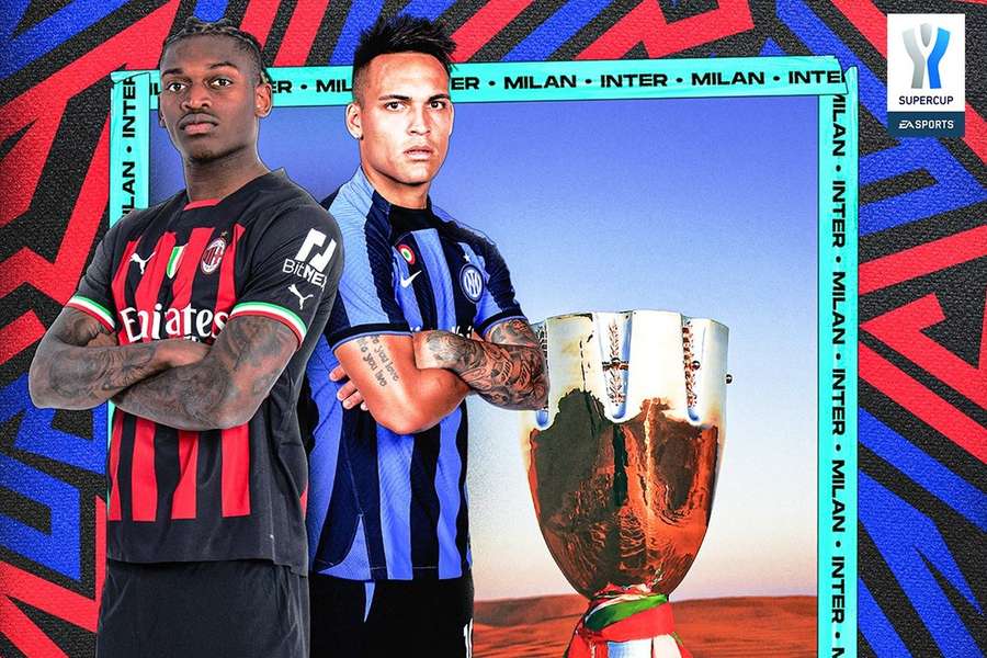 Milan x Inter: Um dérbi da Lombardia em Riade com a Supertaça de Itália em jogo