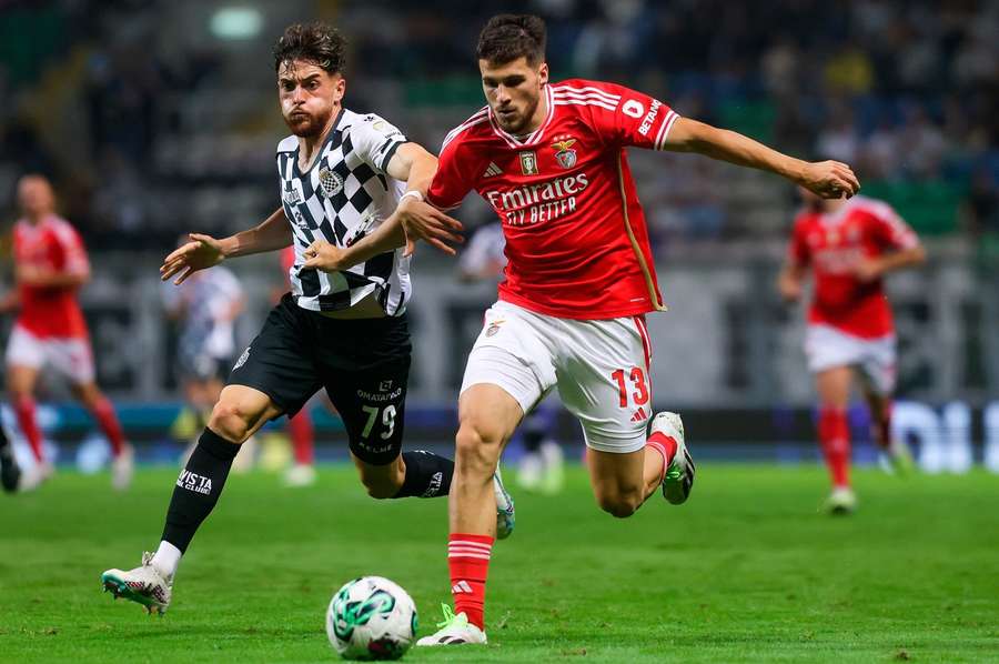 David Jurasek no jogo contra o Boavista