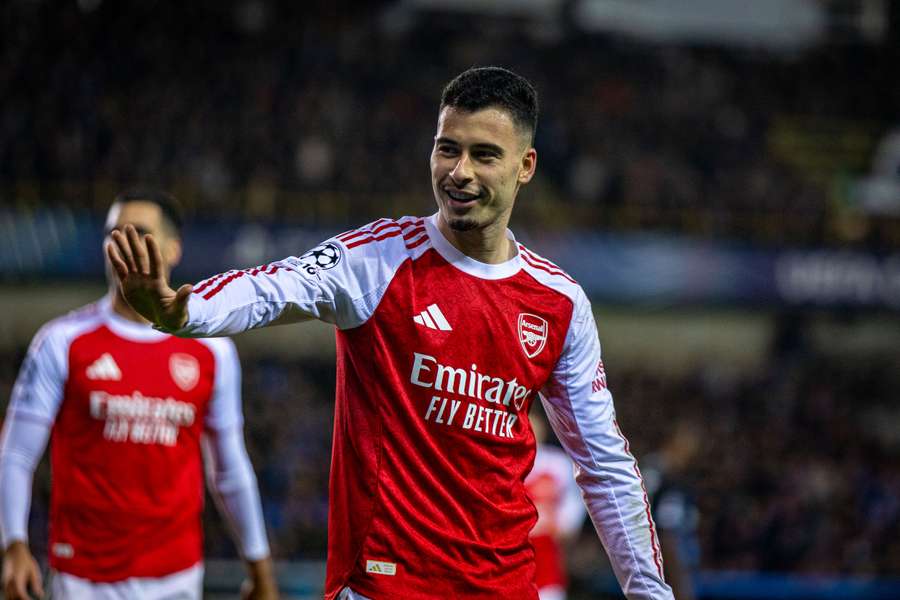 Martinelli chegou a cinco gols em cinco jogos nesta Champions League Martinelli chegou a cinco gols em cinco jogos nesta Champions League