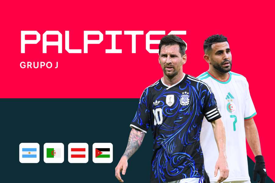 Argentina, Argélia, Áustria e Jordânia integram o Grupo J da Copa do Mundo Fifa 2026. Argentina, Argélia, Áustria e Jordânia integram o Grupo J da Copa do Mundo Fifa 2026.