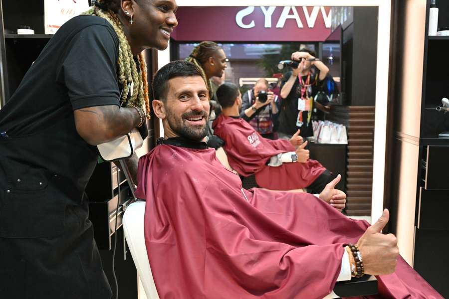 Djokovic est à Doha ce week-end à l'occasion du Grand Prix de F1.
