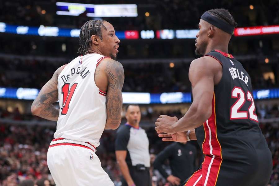 DeRozan im Duell mit Jimmy Butler