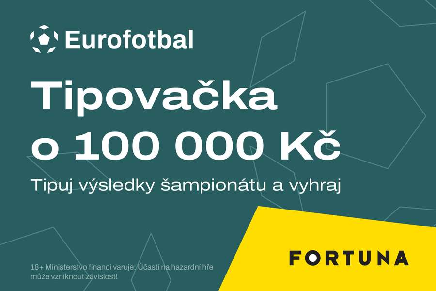 Velká tipovačka o 100 000 Kč s Fortunou. Velká tipovačka o 100 000 Kč s Fortunou.