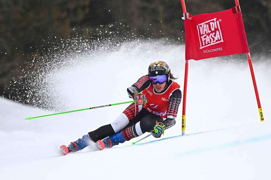 Federica Brignone prima della caduta