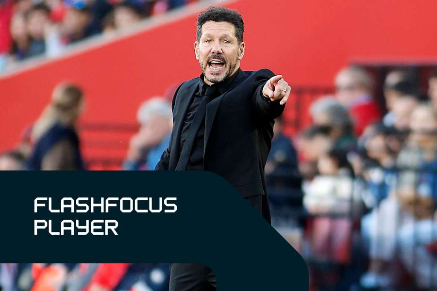 Simeone, con el Atleti Simeone, con el Atleti