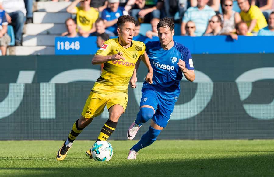 Emre Mor in action for Borussia Dortmund Emre Mor in action for Borussia Dortmund
