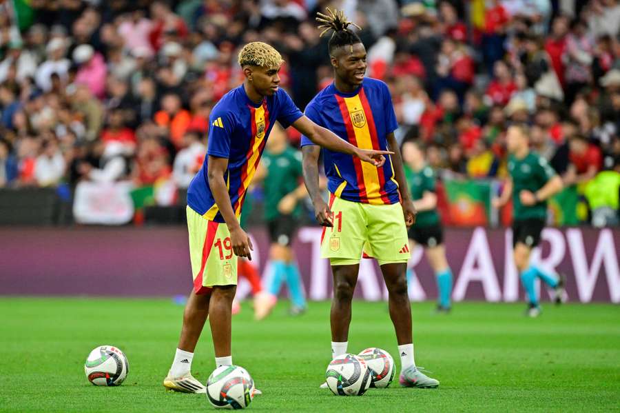 Nico Williams y Lamine Yamal