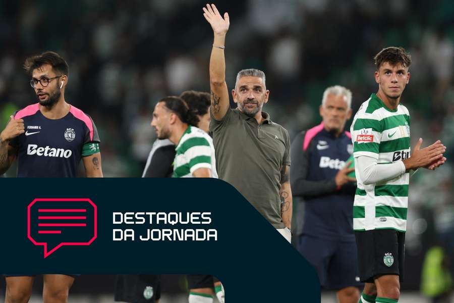 Rui Borges, treinador do Sporting, depois do triunfo diante do Arouca Rui Borges, treinador do Sporting, depois do triunfo diante do Arouca
