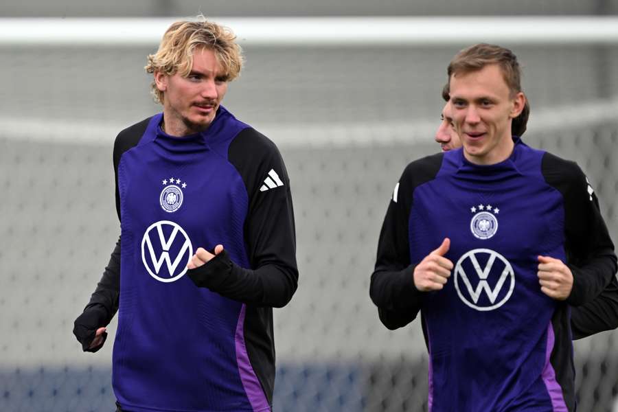 Woltemade počas tréningu reprezentácie. Woltemade počas tréningu reprezentácie.