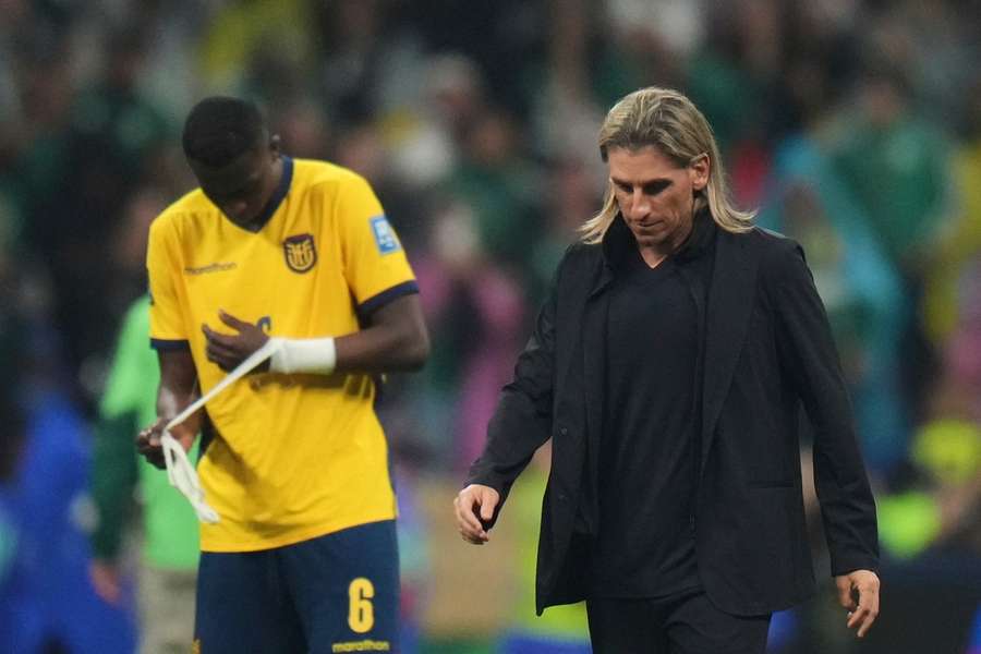 Beccacece (r.) scheiterte mit Ecuador im Sechzehntelfinale