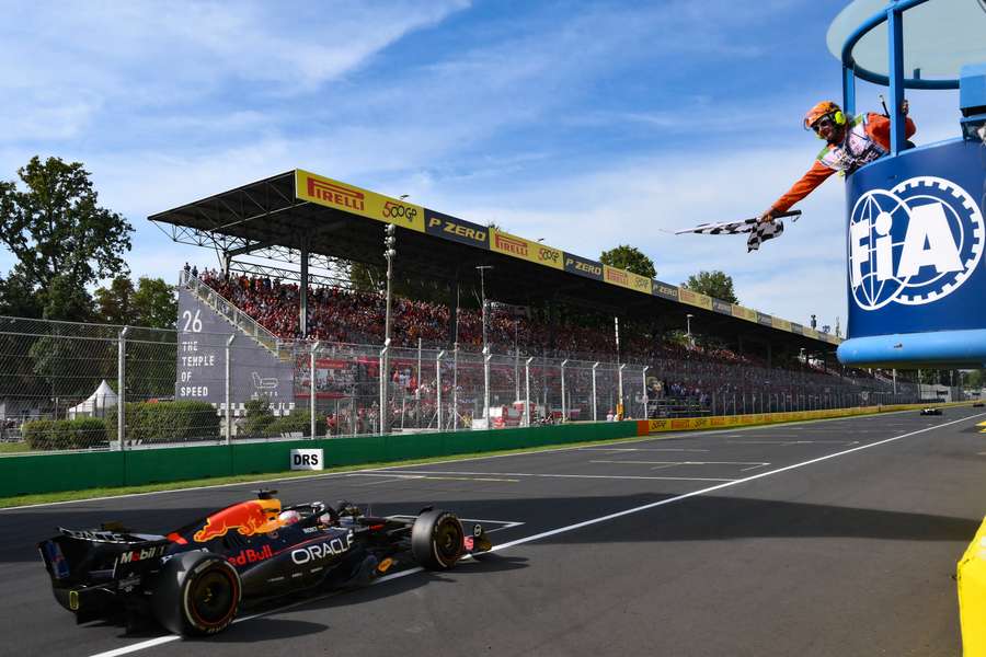 Verstappen à Monza.