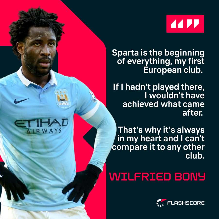 Bony on his love for Sparta