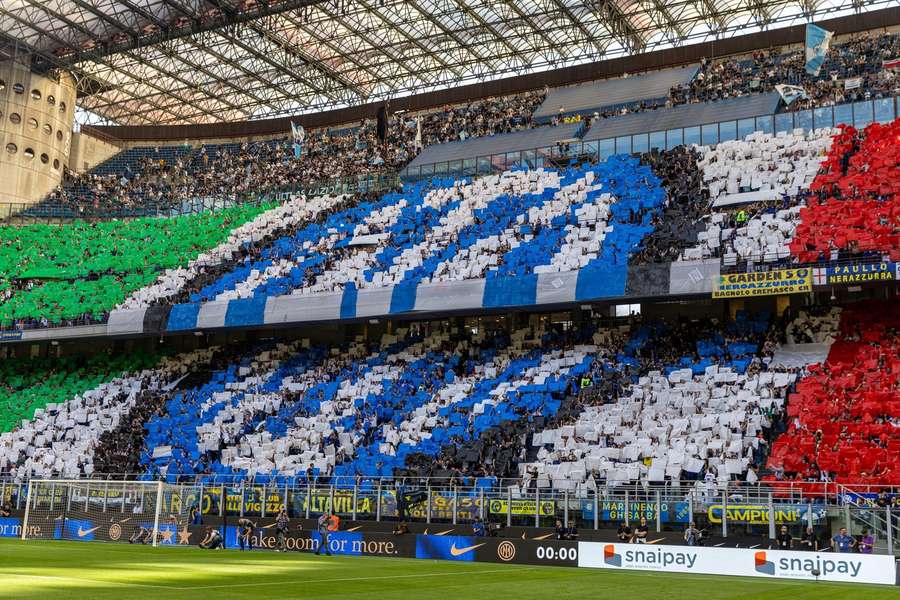 Choreo der Curva Nord