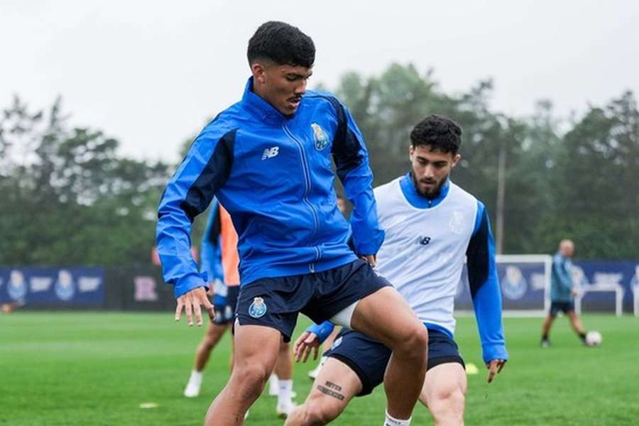 Treino do FC Porto na Universidade de Rutgers, em Nova Jérsia