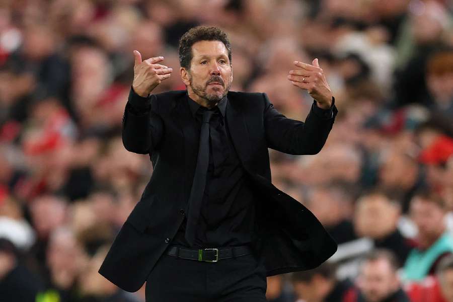 Diego Simeone is set for a one-match ban after Anfield antics