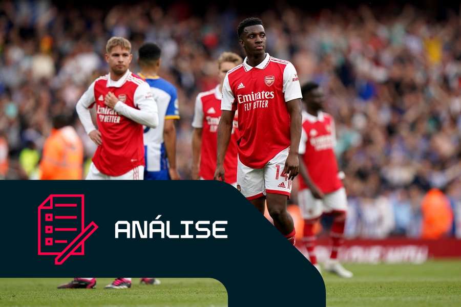 Arsenal teve um final de época desolador na Premier League 2022/23