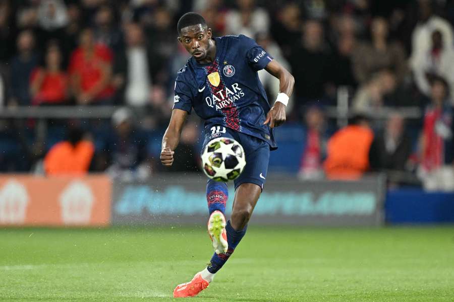Ousmane Dembélé durante il match di andata contro il Bayern Monaco del 28 aprile 2026 